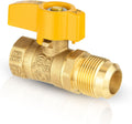 1PC HeSun 1/2" FIP x 1/2" OD Straight-Flare Gas Ball Valve(VALVE231-1)