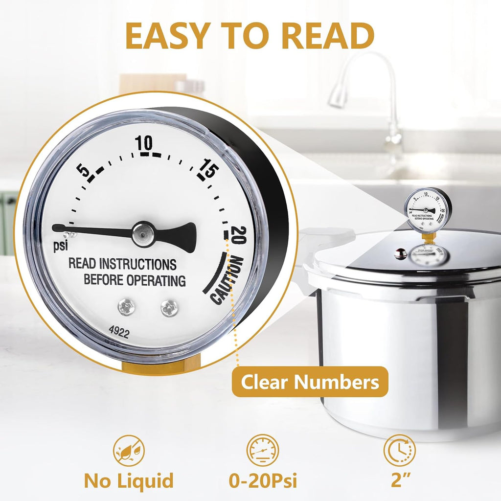 85772 Pressure Cooker Steam Gauge for Presto Pressure Canner 82237 82121