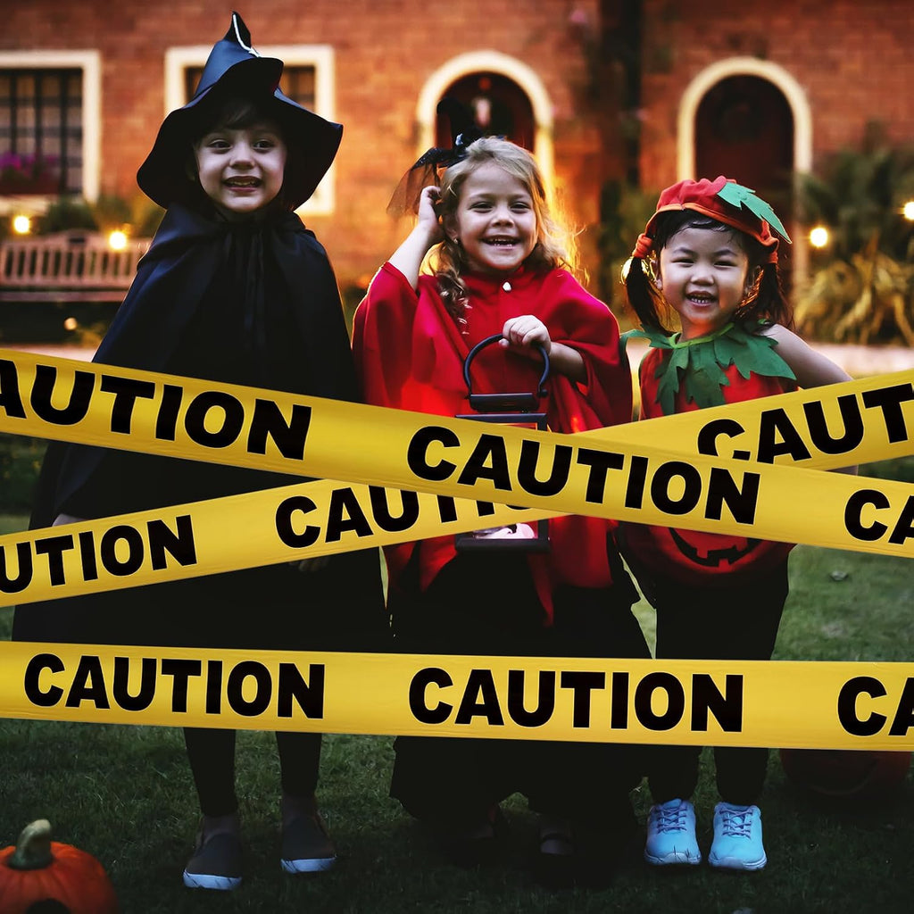 8 Rolls Yellow Caution Do Not Enter Tape 3 Inch x 1000 Feet Safety Warning Tapes Waterproof Barricade Tapes Resistant