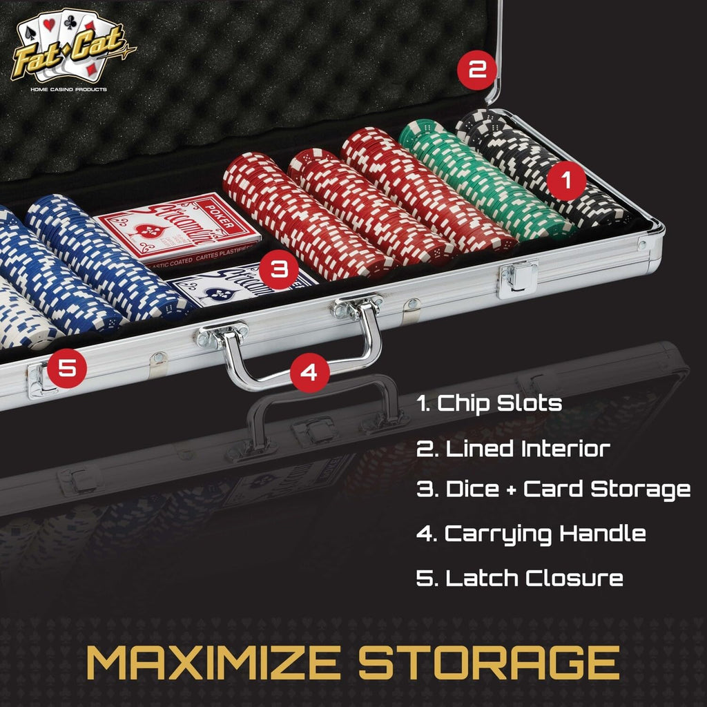 500Ct Texas Hold'em Poker Chip Set