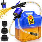 Automatic Fuel Transfer Pump with Auto-Stop, Battery-Operated Gas Can Pump