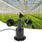 Wind Sensor 0-70m/s Environment Signal Output Pulse Type Three Cups Wind Speed Sensor Anemometer