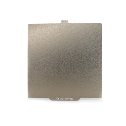 QIDI Q2 280x280mm Magnetic Spring Steel PEI Build Plate | dual-sided textured pei, spring steel core, strong