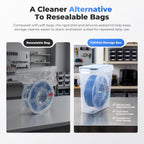 Filament Storage Box - 8 Pack Filament Container for 3D Printing Sealing and Protection - Portable Storage Box with