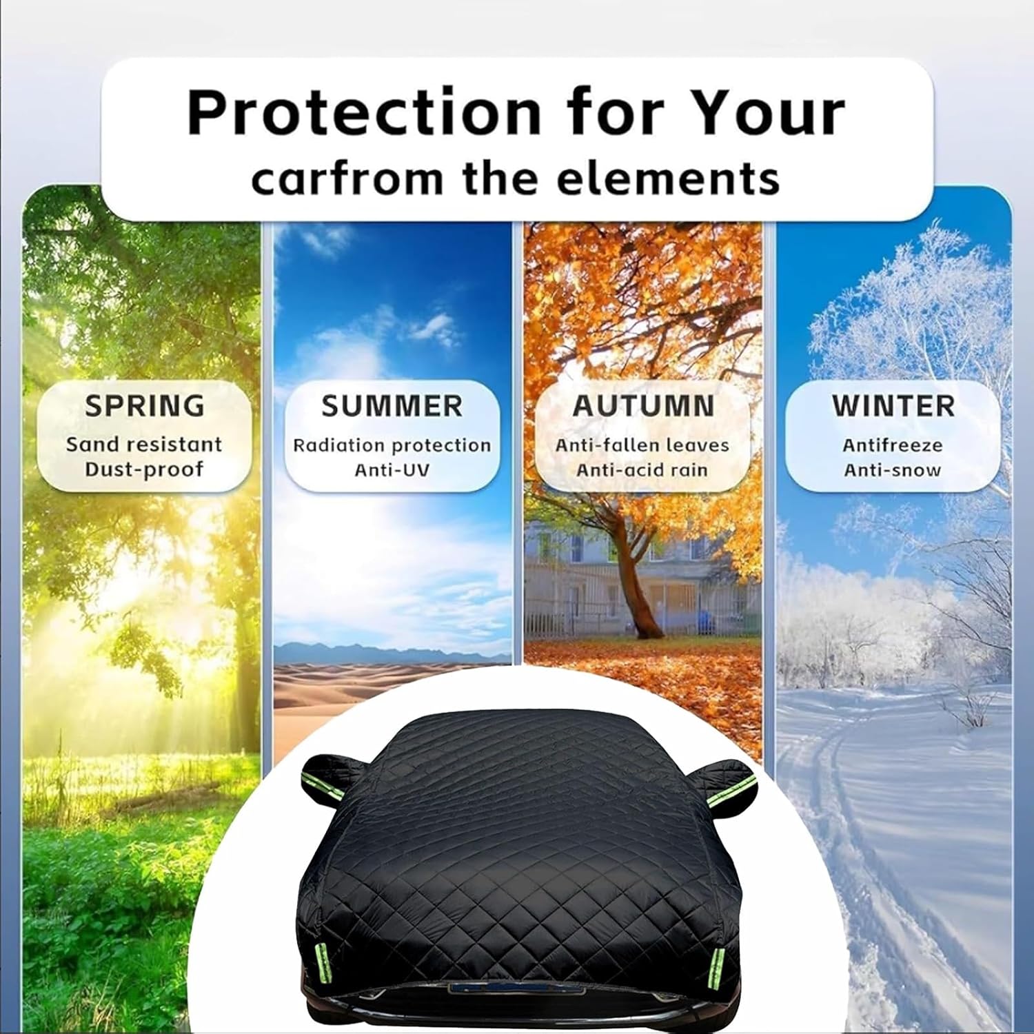 Hail Protector Car Cover Custom Fit for Land Rover Range Rover Sport,5-Layer Anti-Hail Thickened Car Covers
