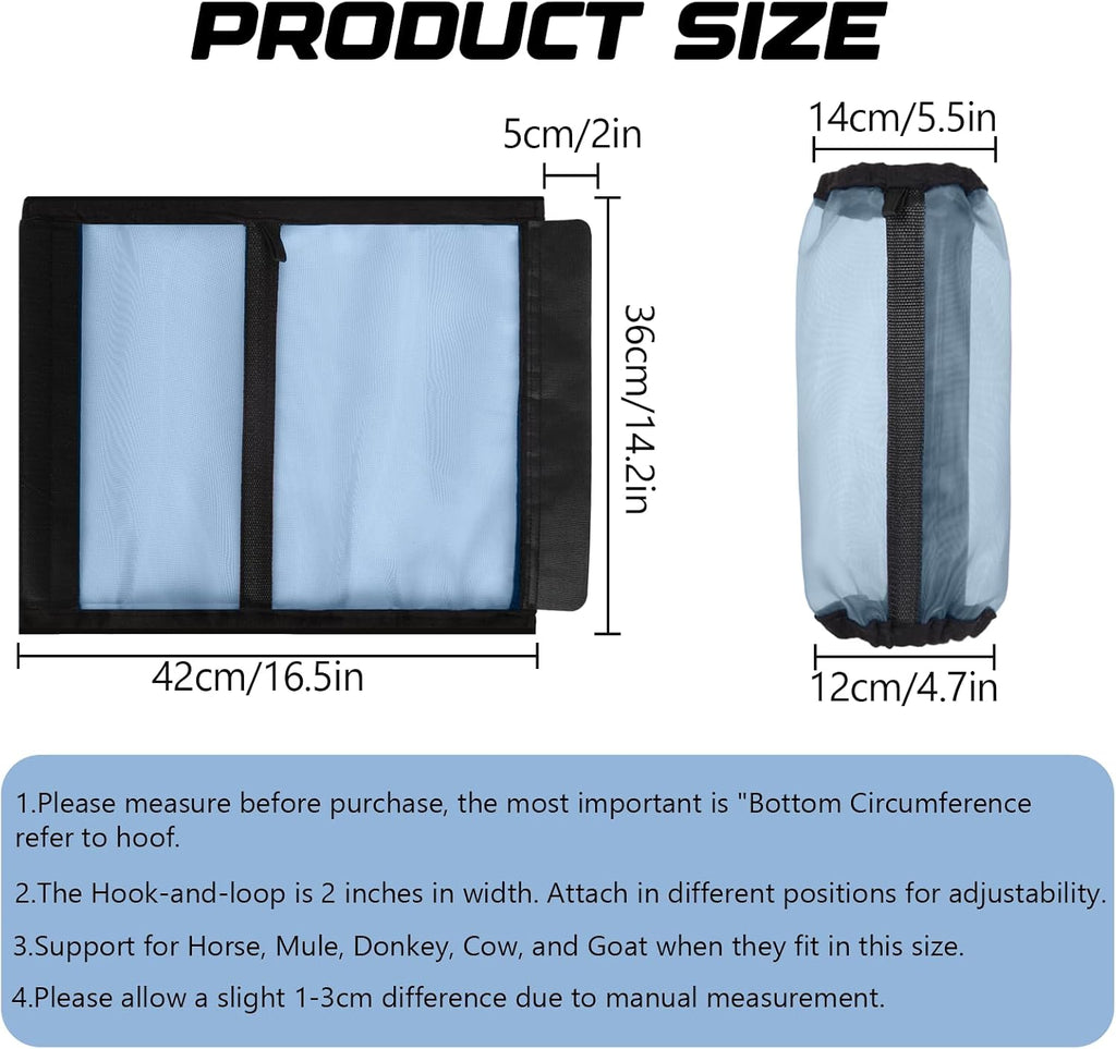 All-Purpose Fine Mesh Horse Fly Boots Breathable Anti-Fly Leggings
