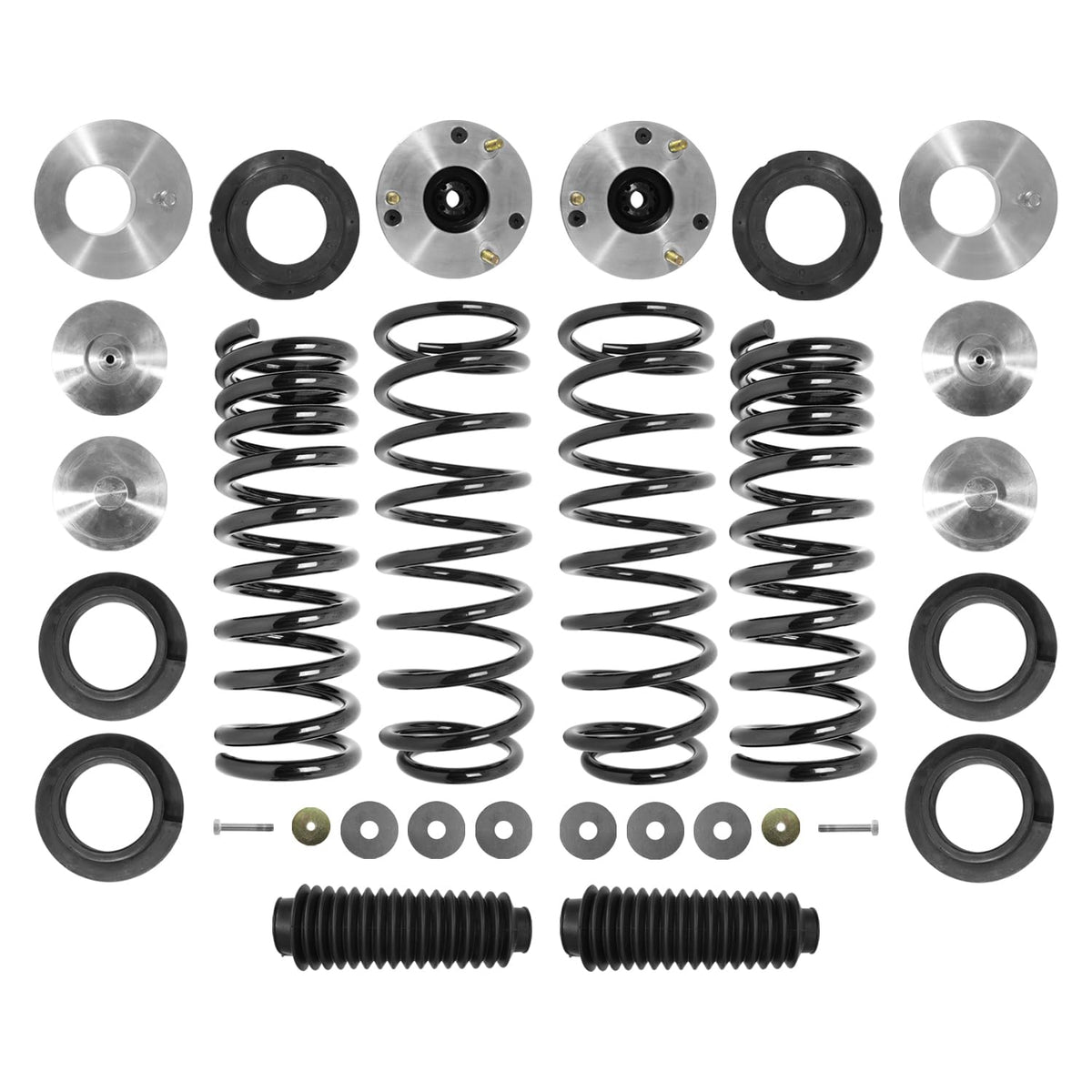SUNCORE - Front & Rear Air Suspension to Coil Springs Conversion Kit Replacement for 2003-2012 Land Rover Range Rover