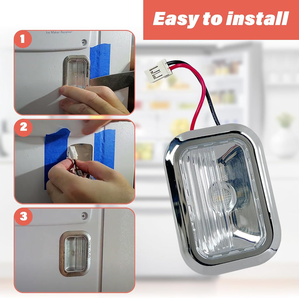 2Packs W11462342 W10843339 W10908166 W10607479 LED Module assembly For Whirlpool Kitchenaid Kenmore Refrigerator Replacement