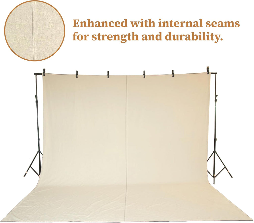 Canvas Painters Drop Cloth (Size 6 x 9 Feet - Pack of 2) - Pure Cotton Paint Drop Cloth for Painting, Curtains