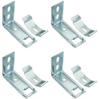 4Sets Vertical Blinds L-Shaped Brackets Vertical Blinds Mounting Bracket, Clip Blind Extension Frame