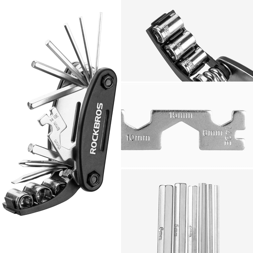 16 In 1 Multi-Function Bike Tool Kit - Allen Wrench