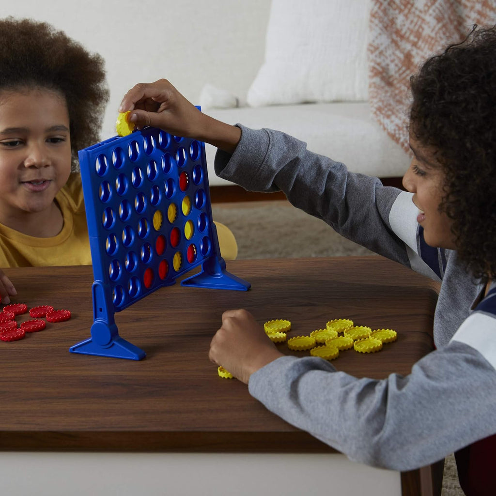 Hasbro Gaming Connect 4 Classic Grid, 4 in a Row Game, Strategy Board Games for Kids, 2 Players for Family and Kids