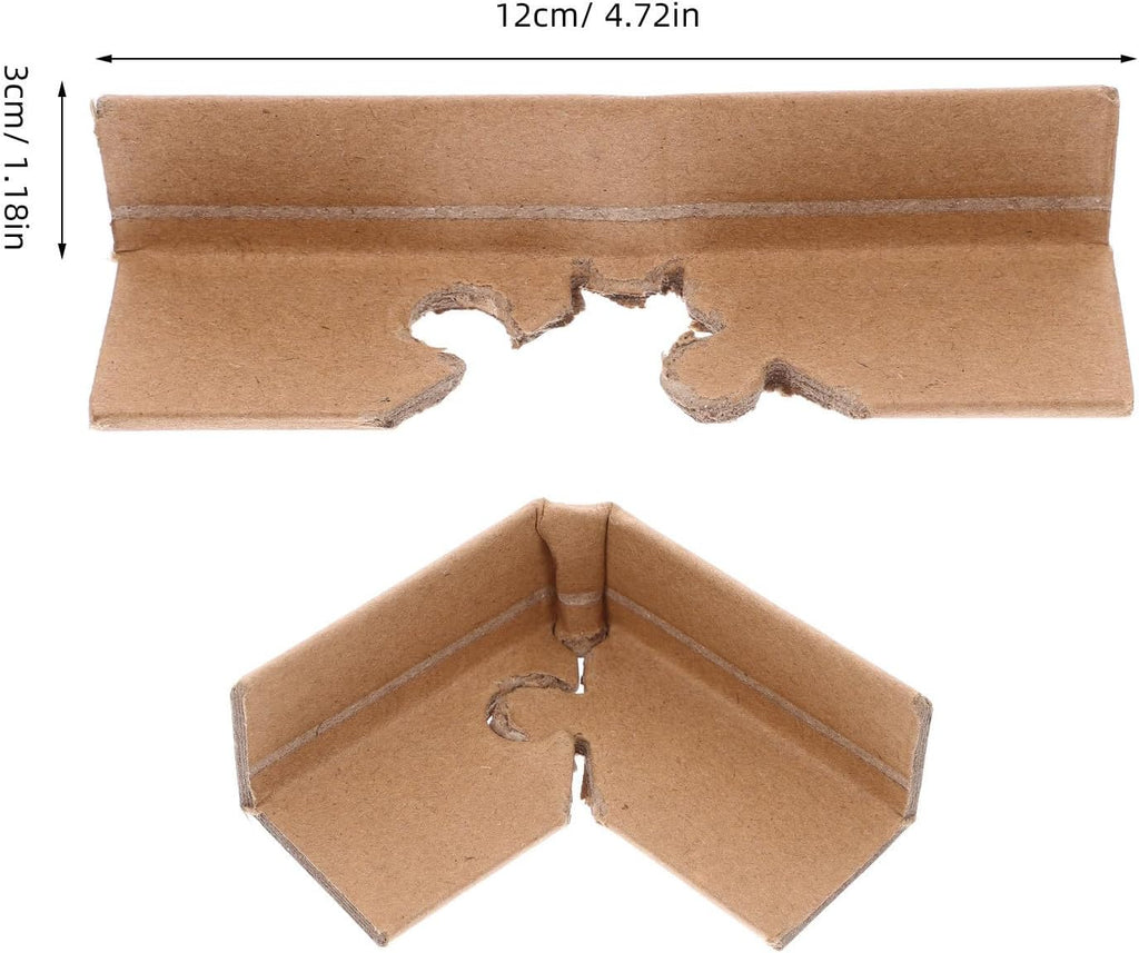 Cardboard Corner Protectors L-shaped Edge Guards 50pcs