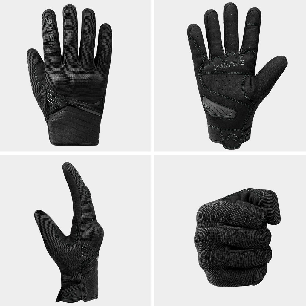 Motorcycle Gloves Breathable Mesh Touchscreen Hard Knuckles | Anti-Wear Polyester Microfiber,TPR Palm Grip,EUDE Foam