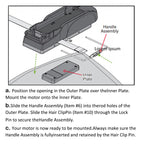 1854023 MKA-23 Quick Release Bracket fits for Ultrex Fortrex Maxxum and Edge Trolling Motors - Easy Removal and Secure Attachment with Stainless Steel Pins