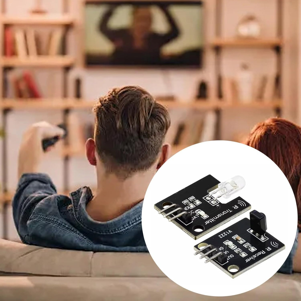 IR Transmitter Module Digital 38Khz Receiver Sensor Module Electronic Building Block Replacement Accessories for Remote IR Sensor