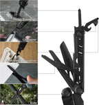 15-in-1 Multitool Pliers with Sheath Safety Lock EDC | Stainless Steel with Self-Locking System, Knife, Saw and