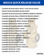 2 Pack 800333 QR-L Quick Release Valve, 1/2 in NPT, Compatible with Bendix