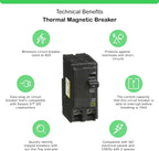 Square D by Schneider Electric Square D - QO290CP QO 90-Amp Two-Pole Circuit Breaker