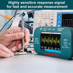 HANMATEK HO11 Handheld Digital Oscilloscope - 10MHz Bandwidth, 48MSa/s High-Precision Sampling, 2.8" TFT Display, USB Rechargeable, Advanced Trigger System, Portable for Fieldwork