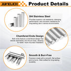 200Pcs Stainless Steel Dowel Pin Assortment Kit - M2 M3 M4 M5