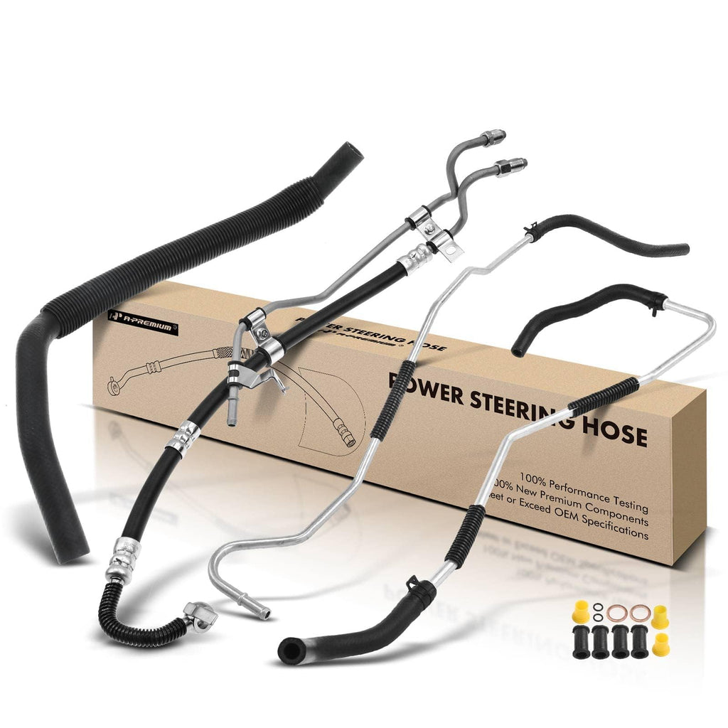 A-Premium Power Steering Pressure & Return & Reservoir Hose Assembly
