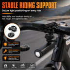 Bike Headlight Mount for GoPro Quick Release Light Interface Adapter