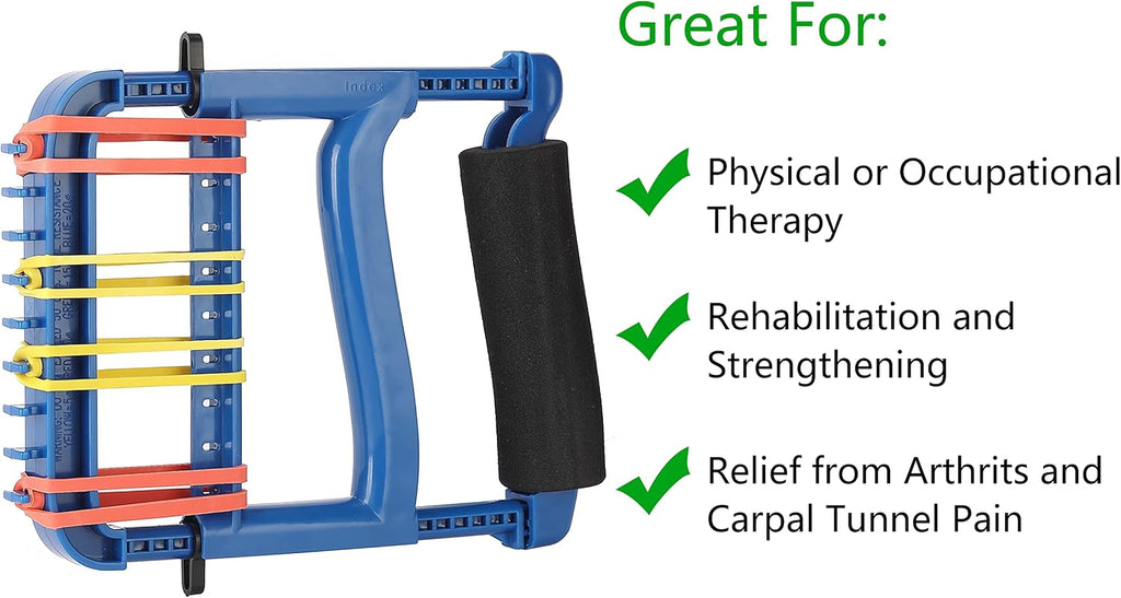 Hand Exerciser,Strength Training Grip Strengthener for Physcial Therapy,Blue