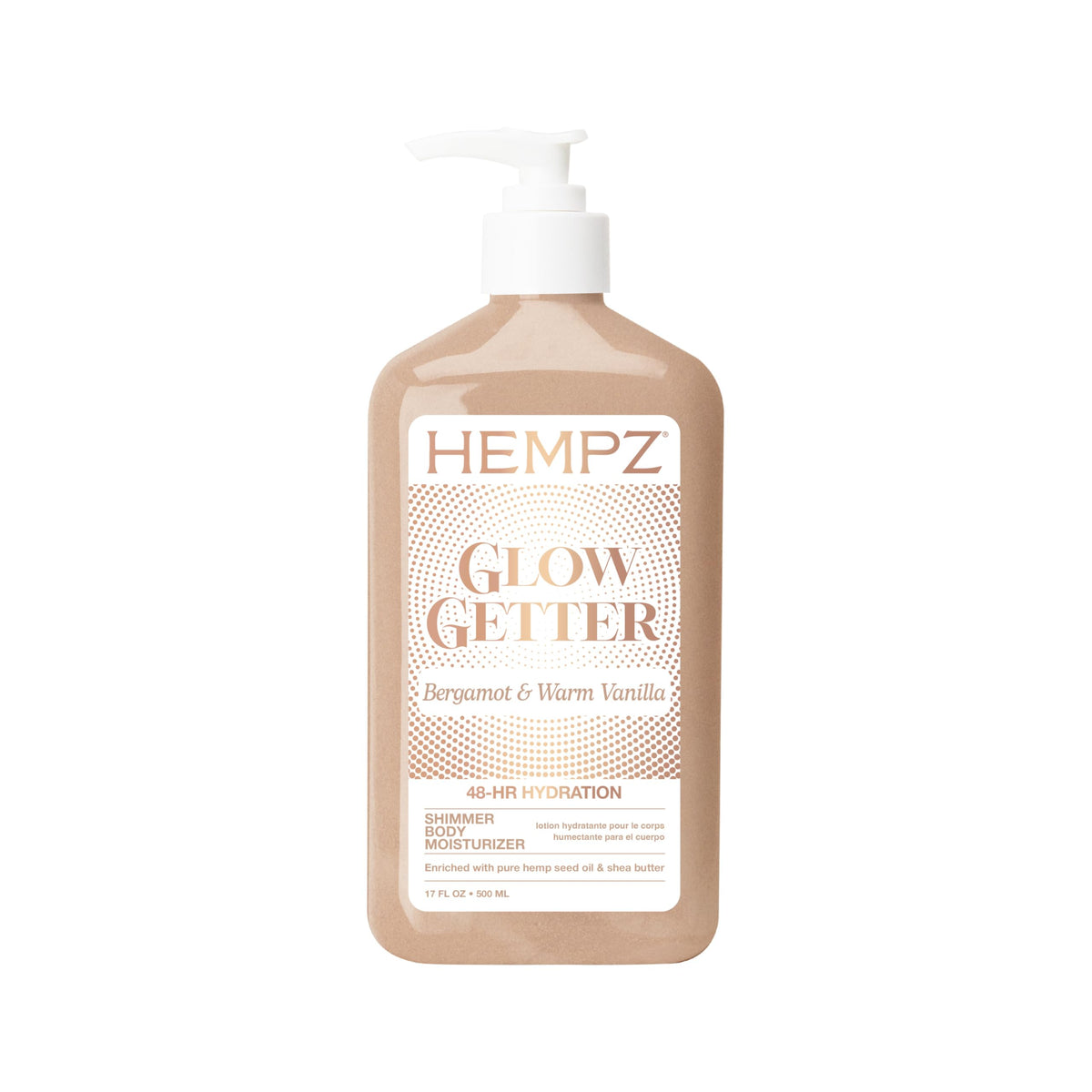 Glow Getter Moisturizing Body Lotion with Shimmer - 17 Fl Oz