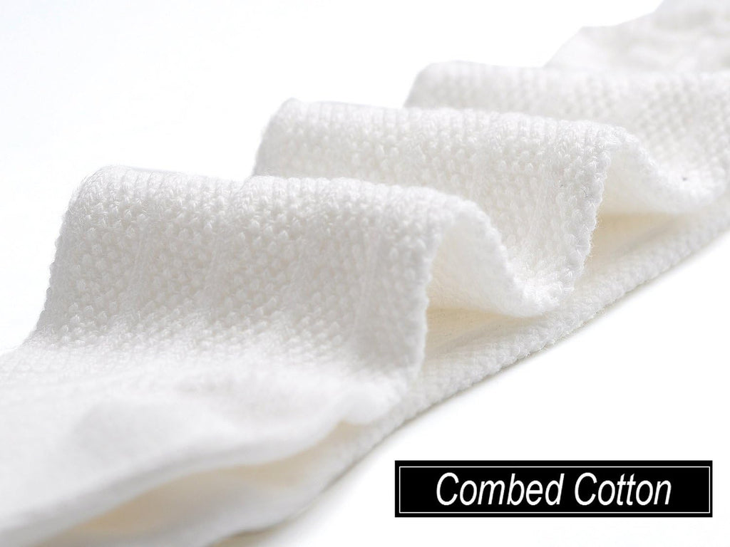Baby Knee High Socks - Newborn Baby Girl Ruffle Socks,Seamless Baby Stockings,Cotton Rich Over the Knee Sox 12-36