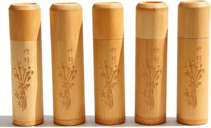 Small Bamboo Scattering Urn Tube, Ashes Biodegradable Scattering Cremation ECO Biodegradable Friendly Mini Spreading