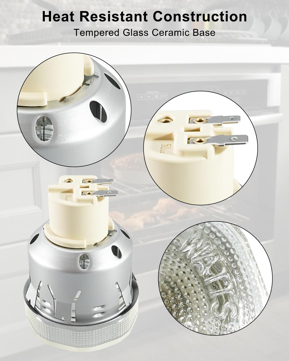 W11594027 Wall Oven Light Bulb Fit for Whirlpool Gas Electric Range
