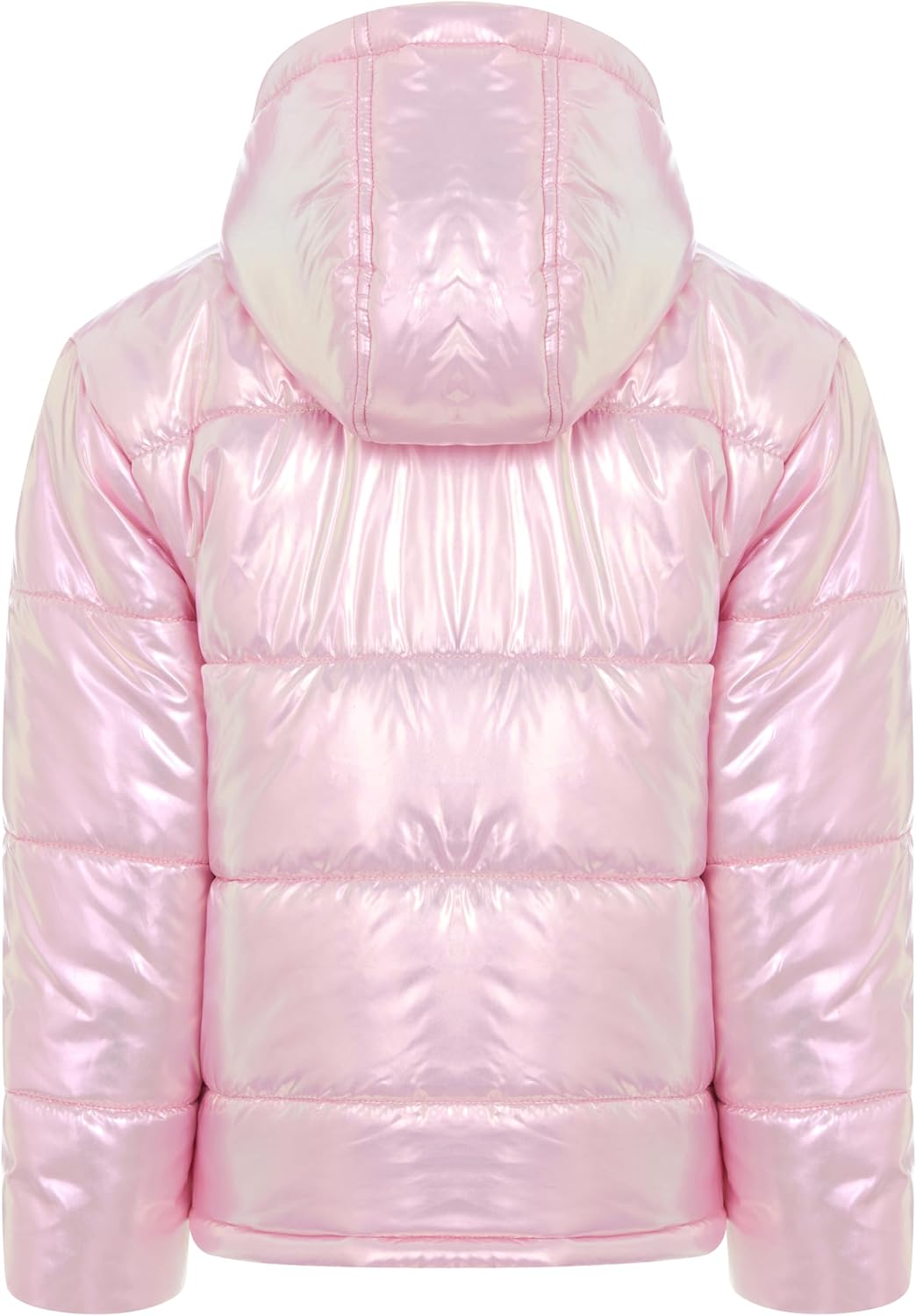 Girls Hooded Zip Up Puffer Jacket Little Kid to Big Kid Sizes (5-14-16)