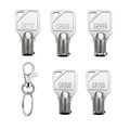 GR777 GR800 GR888 GR100 GR999 Washer Dryer Key Set for Speed Queen-5 Pcs