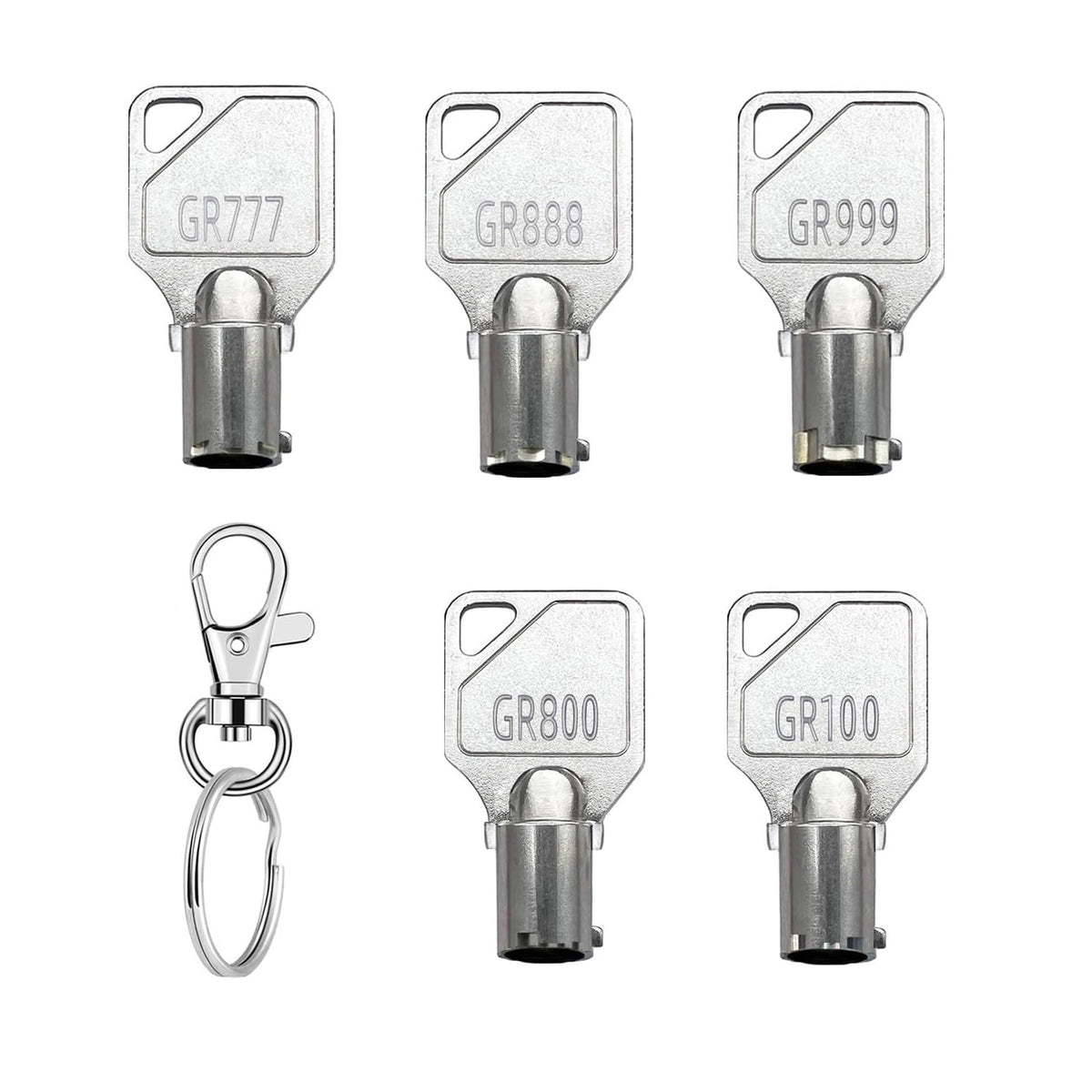 GR777 GR800 GR888 GR100 GR999 Washer Dryer Key Set for Speed Queen-5 Pcs