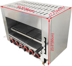 Commercial Chicken Roaster Machine Cheese Melter Machine LPG Stainless Steel Countertop Salamander Broiler for