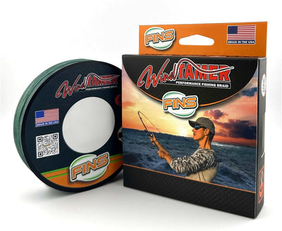 Windtamer Fishing Line 4-Strand Braid, Slate Green 10 lb, 500 yds