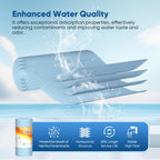 PUREPLUS 5 Micron 10 x 4.5 Whole House Water Filter for Well Water 3 Pack