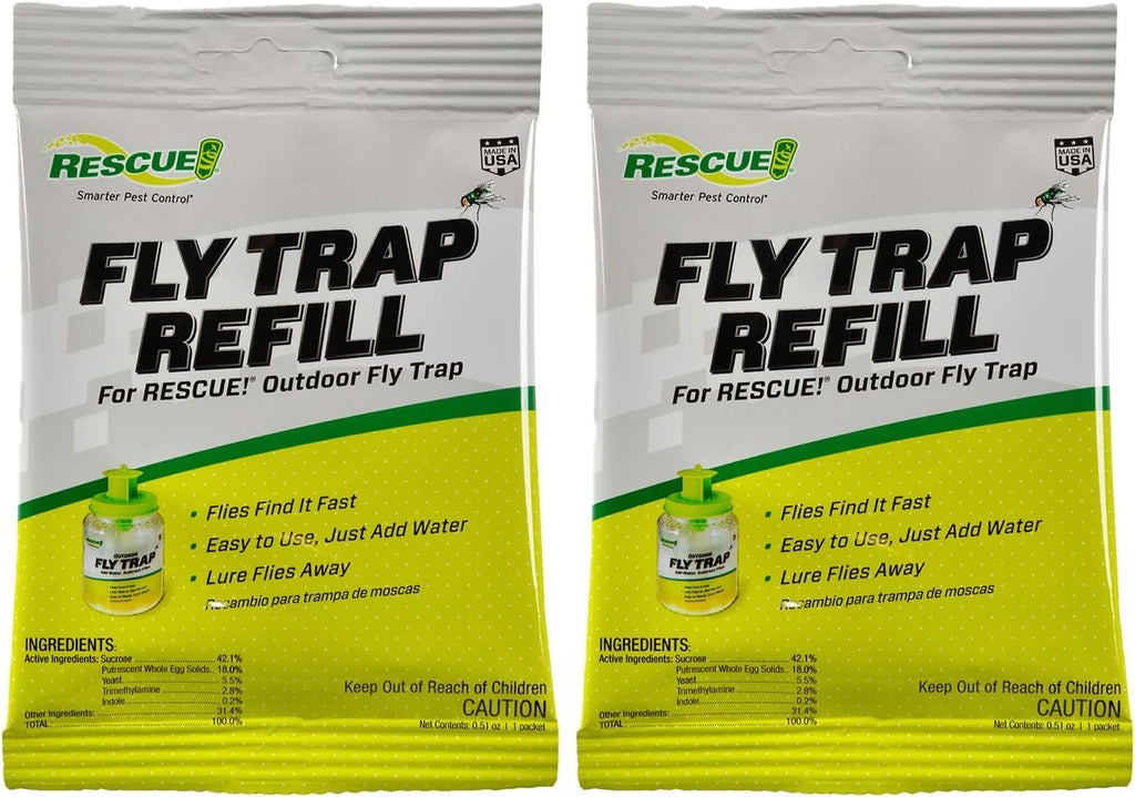 Reusable Fly Trap Bait Refill – Outdoor Use - 2 Pack