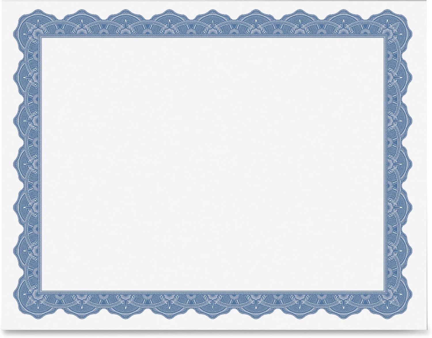 Optima Blue Award Certificate Paper - Gold Foil Seals, 25 Pack - 8.5 x 11 in