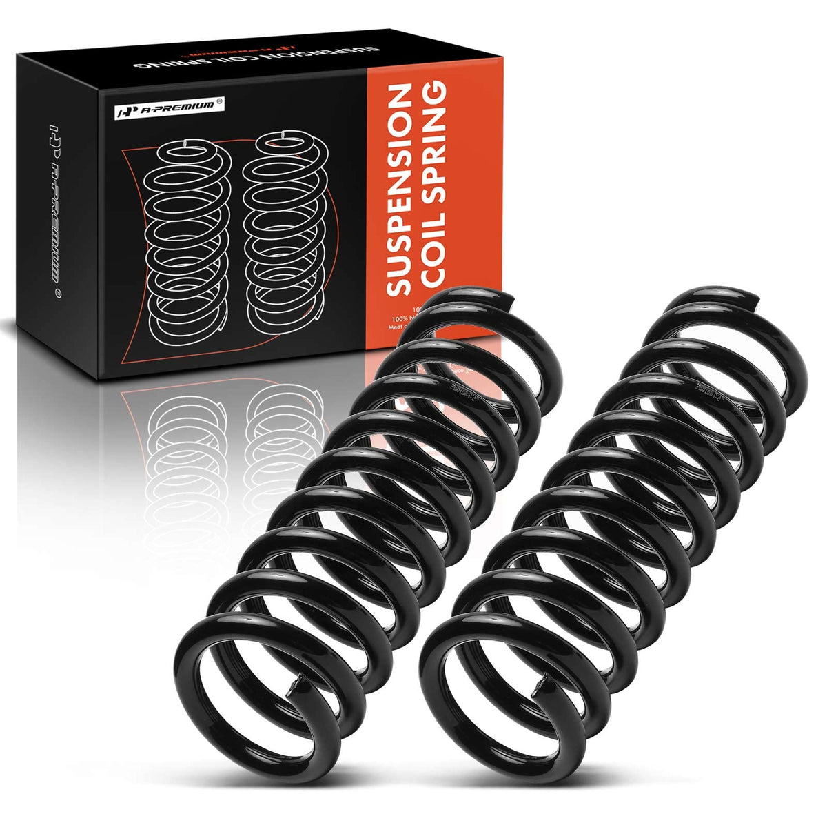 A-Premium 2-Pack Front Suspension Coil Spring Set Compatible with Nissan