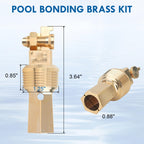 PB-2008 1" MPT Brass Pool Bonding Kit Replacement