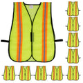 Reflective Mesh Safety Vest Bulk 10 Pack