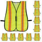 Reflective Mesh Safety Vest Bulk 10 Pack