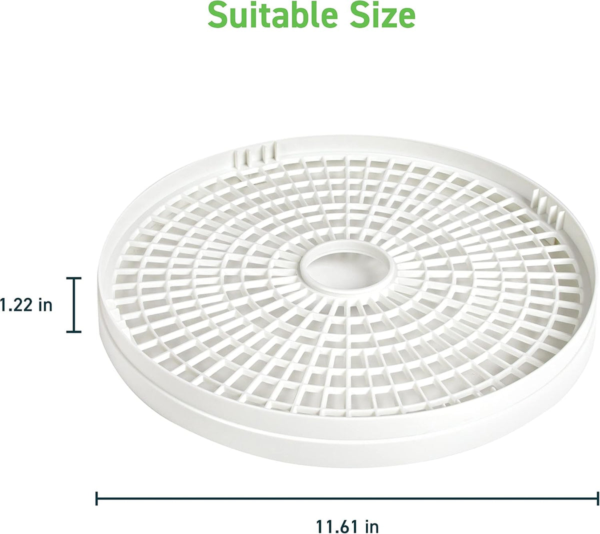 Food Dehydrator Accessories, Plastic Trays, 5 Trays CFD-N051-W Only | Compatible with Cosori 5 Trays CFD-N051-W Only