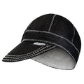 Reversible 8-Panel Welding Cap, Black, Size 7-1/4