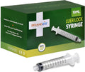 10ml Luer Lock Syringe (No Needle) - Sterile, Individually Wrapped - 100 Pack
