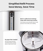 120 Cup Commercial Coffee Urn, 18 L Large Coffee Maker