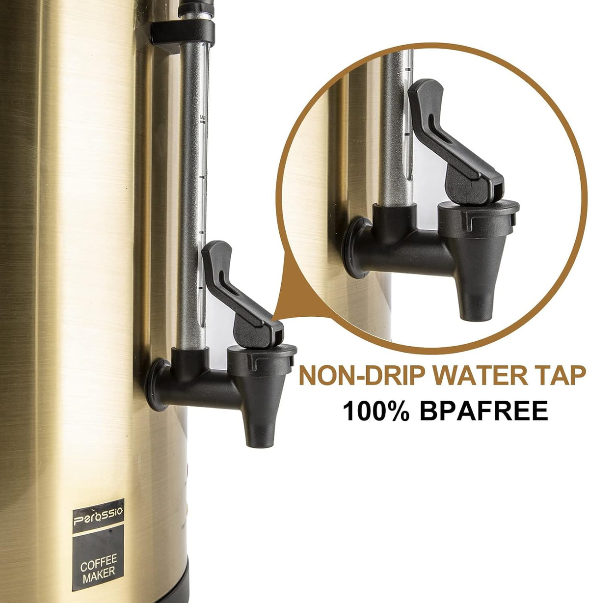 100 Cup Coffee Urn Stainless Steel Large Electric Coffee Maker