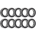NICHE Wheel Bearing 6008-2RS 40x68x15mm Single Row Deep Groove 10 Pack